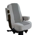 RV CAPTAIN SEAT COVER, GREY, 2-PACK