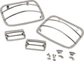 Kentrol 87-95 Jeep Wrangler YJ Light Guard Set 4 Pieces - Polished Silver