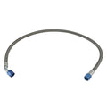 Fragola -6AN Hose Assembly Straight x 45 Degree Alum Nut 30in