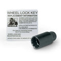 Gorilla Acorn Locking Black Chrome 12x1.25 Universal