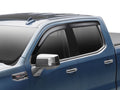 Low Profile Ventvisor Deflector Smoke Outside Mount 4 Piece For 2019-2026 Silverado 1500/1500 LTD/2500 HD/3500 HD, Sierra 1500/1500 Limited/2500 HD/3500 HD Husky Liners