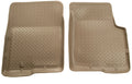 Classic Style Front Floor Liners For 1980-1997 Bronco, F-150, F-250 HD, F-350 Tan Husky Liners
