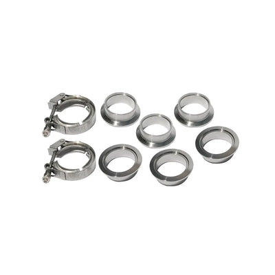 1.75 in QR AL V-band - 8 piece set (2C 3M 3F)