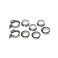 1.75 in QR AL V-band - 8 piece set (2C 3M 3F)