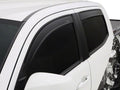 Low Profile Ventvisor Deflector Matte Black Outside Mount 4 Piece For 2005-2015 Tacoma Husky Liners