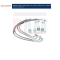 ~(2 lbs. 13X4X2)~ Jeep Front and Rear Stainless Steel Brake Lines 4-6in Lifts (07-18 Wrangler JK)