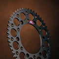 Renthal 2023 Yamaha WR 250F-450F / 01-07 WR250 Rear Grooved Sprocket - Silver 520-52P Teeth