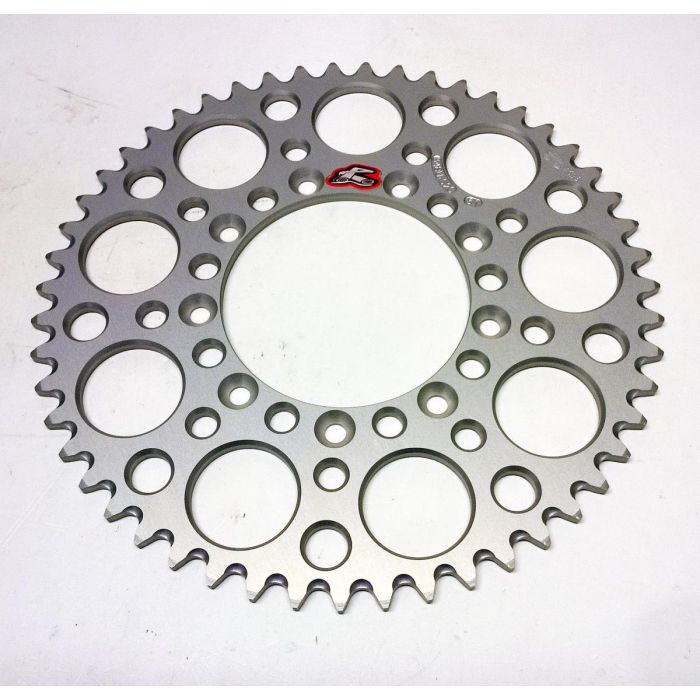 Renthal 2020 TM Racing 2T 125 EN/MX/SMR/FI EN/FI SMR Rear Grooved Sprocket - Silver 520-51P Teeth