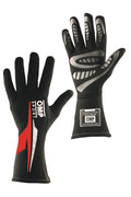 OMP Os 60 Gloves Black/- Small (Red) (Fia/Sfi)