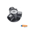 Y-CONNECTOR 38MM, WITH FLANGE