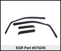 EGR 14-22 Jeep Cherokee In-Channel Window Visors Front/Rear Set Matte Black