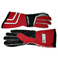 Glove Sport 2 Layer Blk /Red Med SFI-5