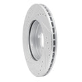 R1 02-08 Mini Cooper (Excl Clubman) Front Right Drilled & Slotted Silver Brake Rotor