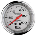 GAUGE OIL PRESSURE 2 5/8IN 100PSI MECHANICAL MARINE CHROME