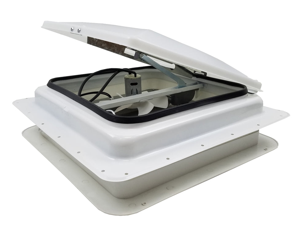 VENT STD MT METAL BASE WH