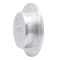 DFC 02-08 Lexus ES300 Rear Right Drilled & Slotted Silver Brake Rotor