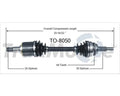 NEW CV AXLE