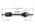 NEW CV AXLE