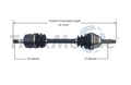 NEW CV AXLE