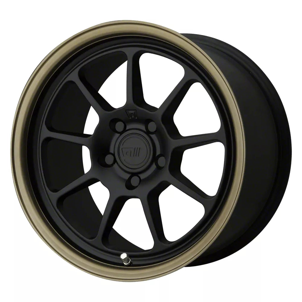MR135 17X8.5 5X114.30 MATTE BLACK C