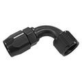 Fragola -16AN x 90 Degree Power Flow Hose End - Black