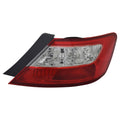 CAPA RH TAILLAMP LENS/HOUSING COUPE HONDA CIVIC 20092011