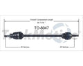 NEW CV AXLE