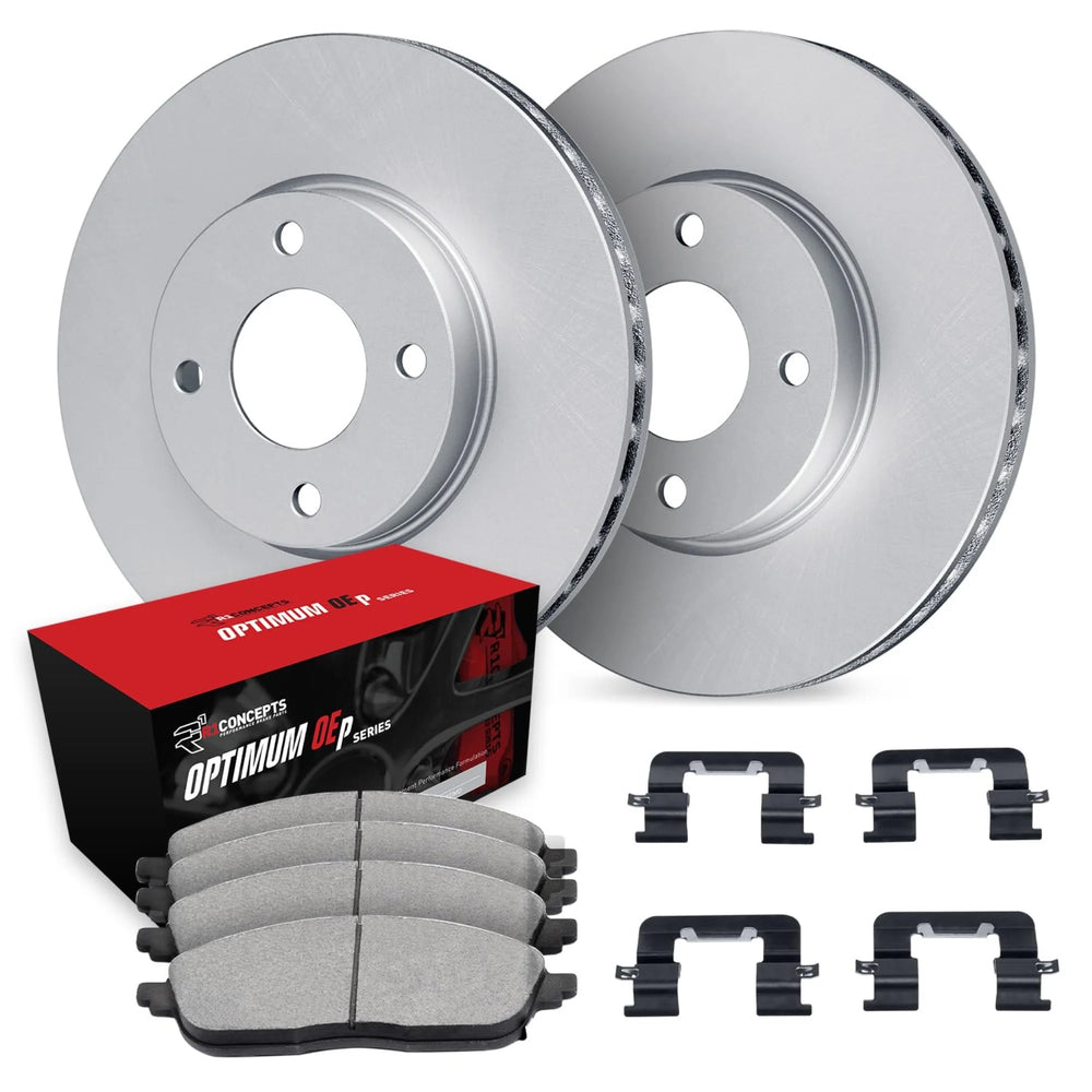 R1 10-11 Mercedes-Benz E550 Front Optimum OE Pads & Hardware Kit