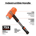 INDESTRUCTIBLE HAMMER 6 LB SLEDGE HAMMER 24 IN HANDLE