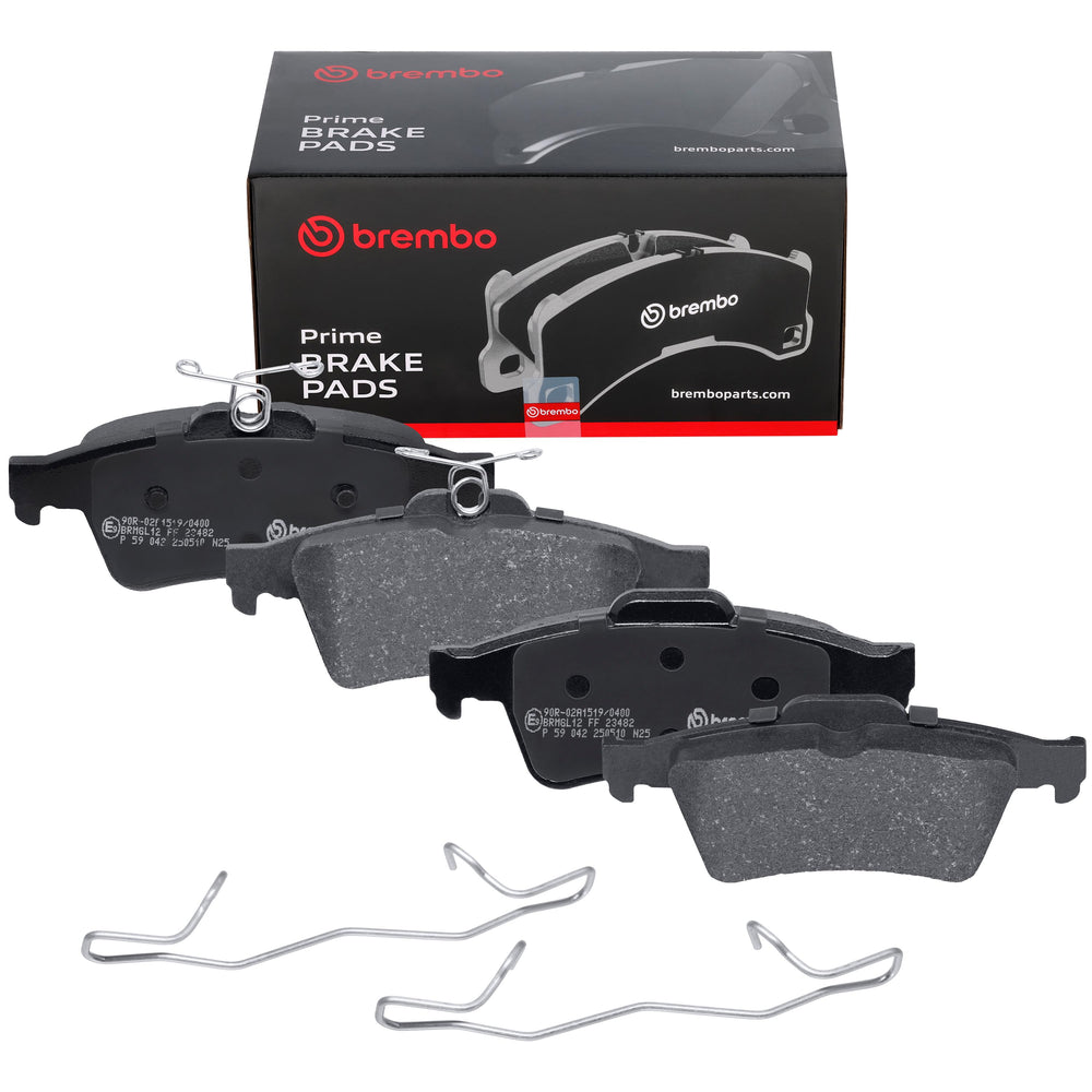 Brembo 08-10 Chevrolet Cobalt Premium Low-Met OE Equivalent Pad - Rear