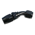 Fragola -16AN x 45 Degree Pro-Flow Hose End - Blue/Red