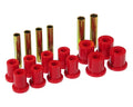 Prothane 71-87 GM K10-30 4wd Front Spring Bushings - Red