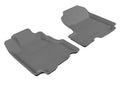 3D MAXpider 2007-2011 Honda CR-V Kagu 1st Row Floormat - Gray