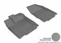3D MAXpider 2013-2020 Nissan/Infiniti Pathfinder/QX60/JX Kagu 1st Row Floormat - Gray