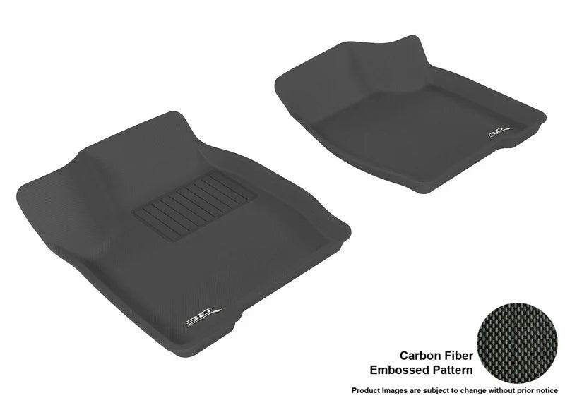 3D KAGU FLOOR MAT 1ST ROW BLACK