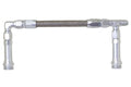 06 AN DUAL FEED CARB LINE TO FIT FST CARB(9.5 IN9.75 IN C/L4150 STYLE)CLEAR
