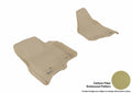 3D MAXpider 2011-2012 Ford F-250/350/450 Supercab/Supercrew Kagu 1st Row Floormat - Tan
