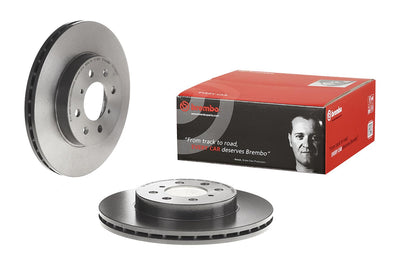 Brembo 99-05 Honda Civic/07-13 Fit/10-14 Insight Front Premium UV Coated OE Equivalent Rotor