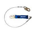DECOIL STRETCH LANYARD SNAPHOOKS 6FT GOLD