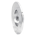 DFC 15-25 Alfa Romeo TONALE Rear Right Drilled & Slotted Silver Brake Rotor