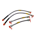 Goodridge 62in Universal Brake Line Assembly w/SS Fittings & Clear Hose