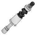 Air Ride Technologies (Ride Tech) shock absorber detail