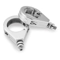 Bikers Choice Chrome Grooved 39MM Clamp With 5/16-18 Stud Universal Custom Pr