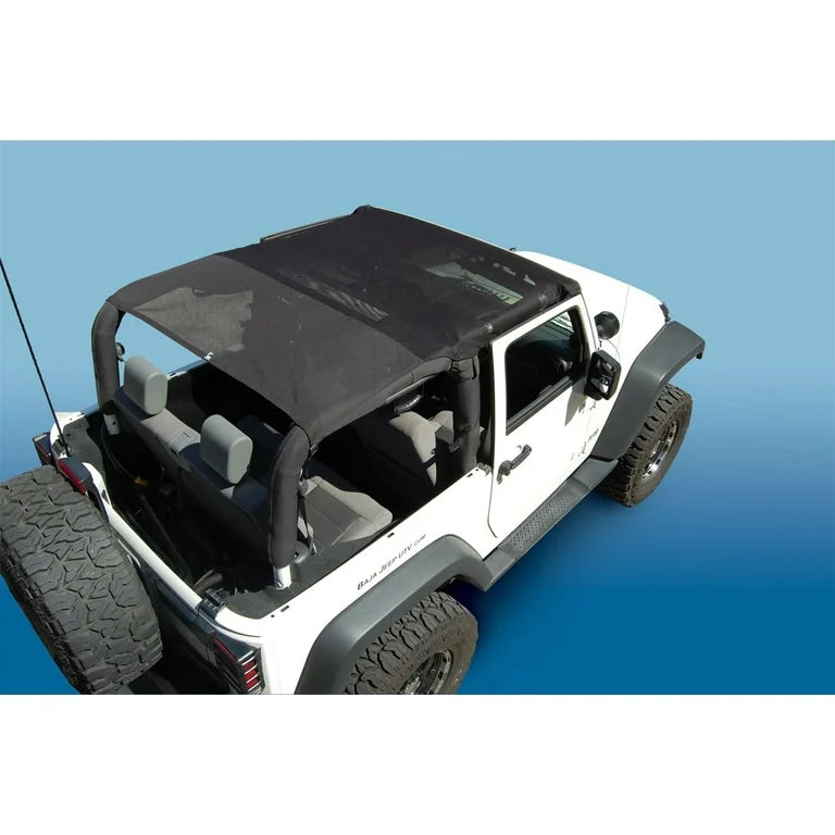 KOOLBREEZ MESH SUN SCREEN FULL BRIEF TOP JEEP 10C JK WRANGLERAMERICAN FLAG