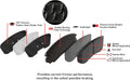 DFC 88-07 Ford F-59 Commercial Stripped Chassis Rear/Front Heavy Duty Pads - Semi Metallic