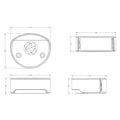 NAV LIGHT,LED,COMPOSITE,PORT,RED