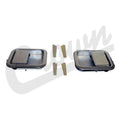 Chrome Exterior Door Handle Kit for 82-06 Jeep CJs, YJ, TJ w/ Full Steel Doors Crown Automotive