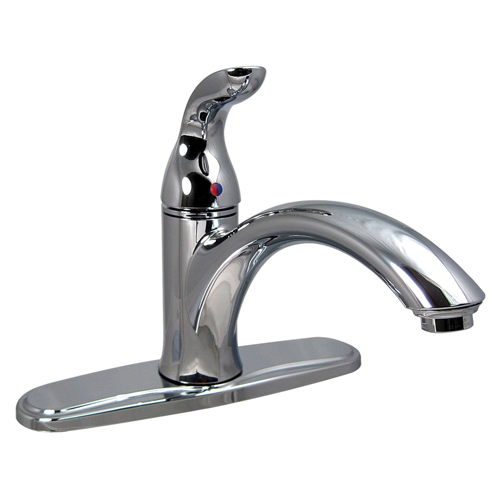 KITCHEN FAUCET W/ SPRAY 8IN HIARC HYBRID 1 LEVER CERAMIC DISC CHROME
