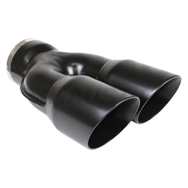 HIPOLISHED 409SS PARALLEL DUAL EXHAUST TIP 3IN ID