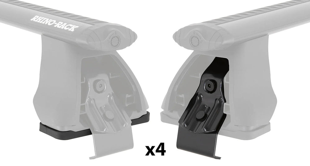ROOF RACK FITTING CLIP KIT DK INCLUDES 4 PADS AND 4 CLAMPS